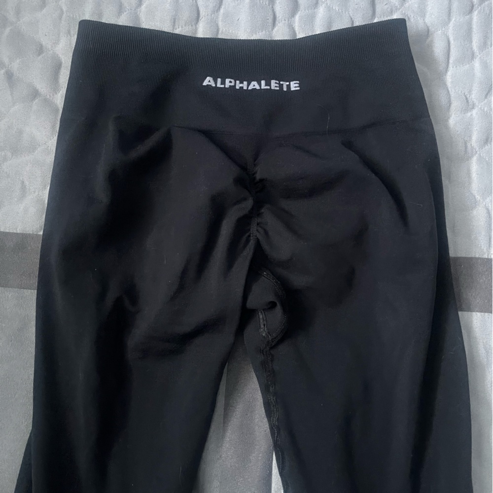 Amplify black alphalete leggings size small